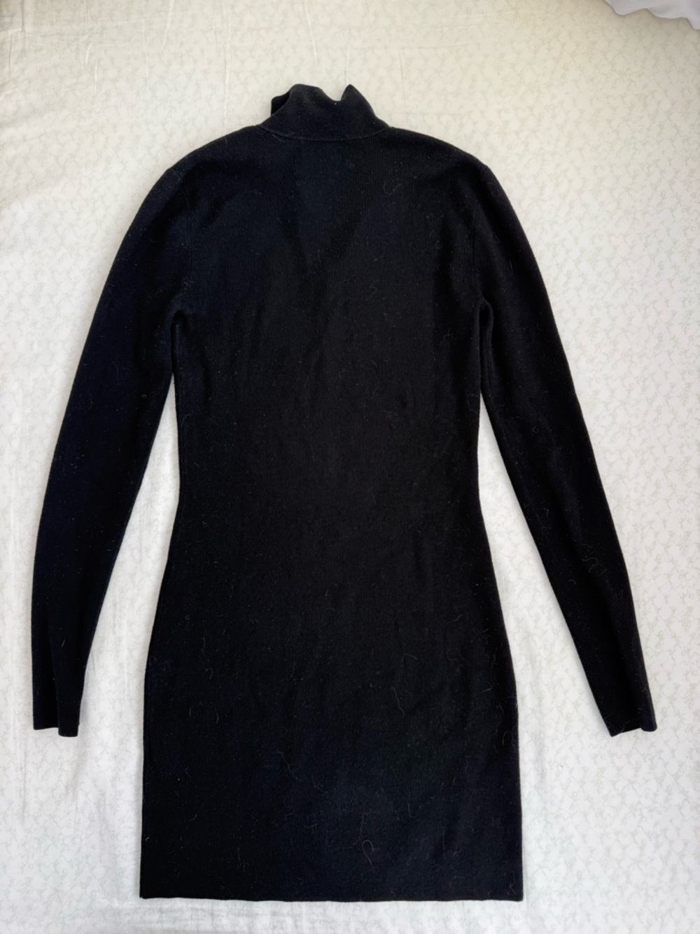 Sunday Best Black Ribbed Polo Sweater Dress - Picture 2 of 3